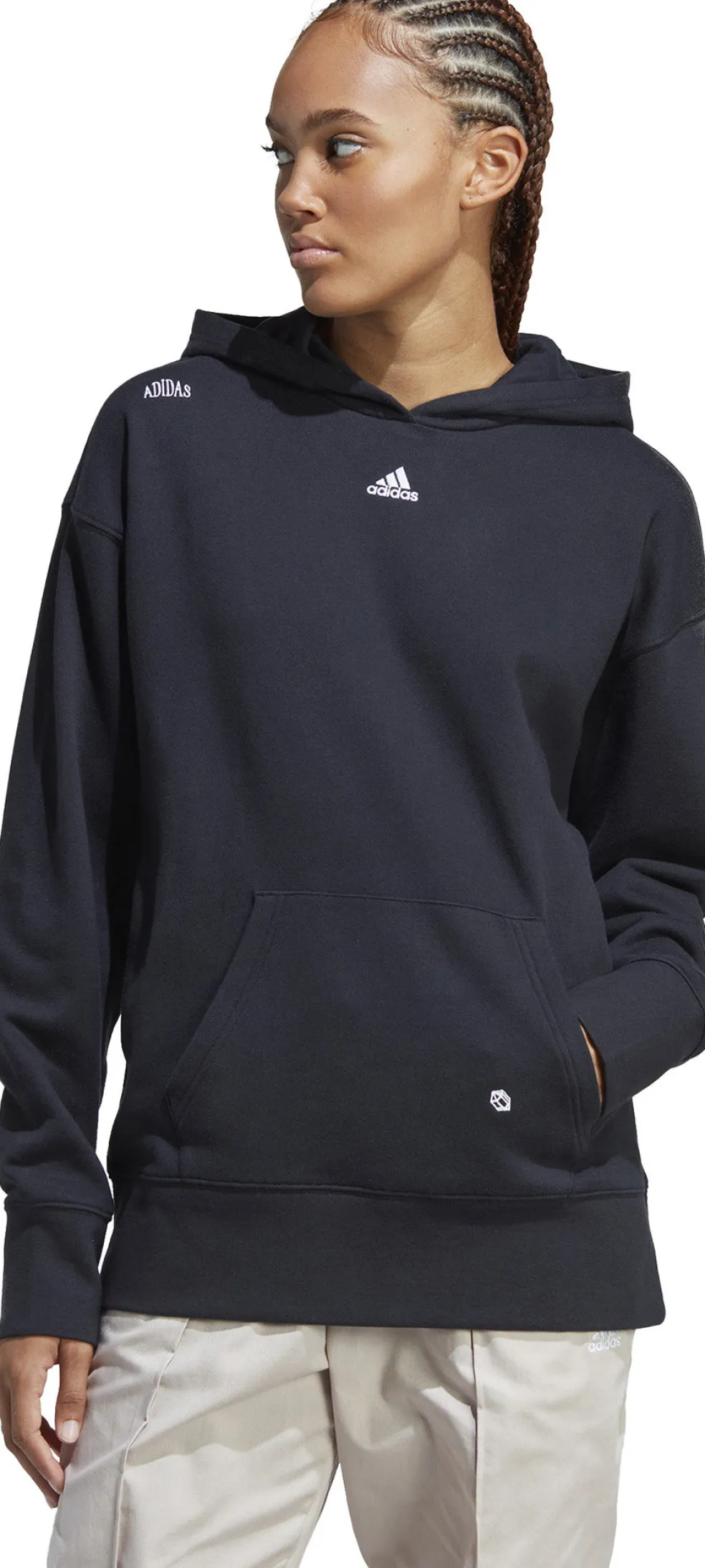 Relaxed Hoodie met op Healing Crystals geïnspireerde Graphics