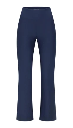 Ribbed R Flare High Waist Tight