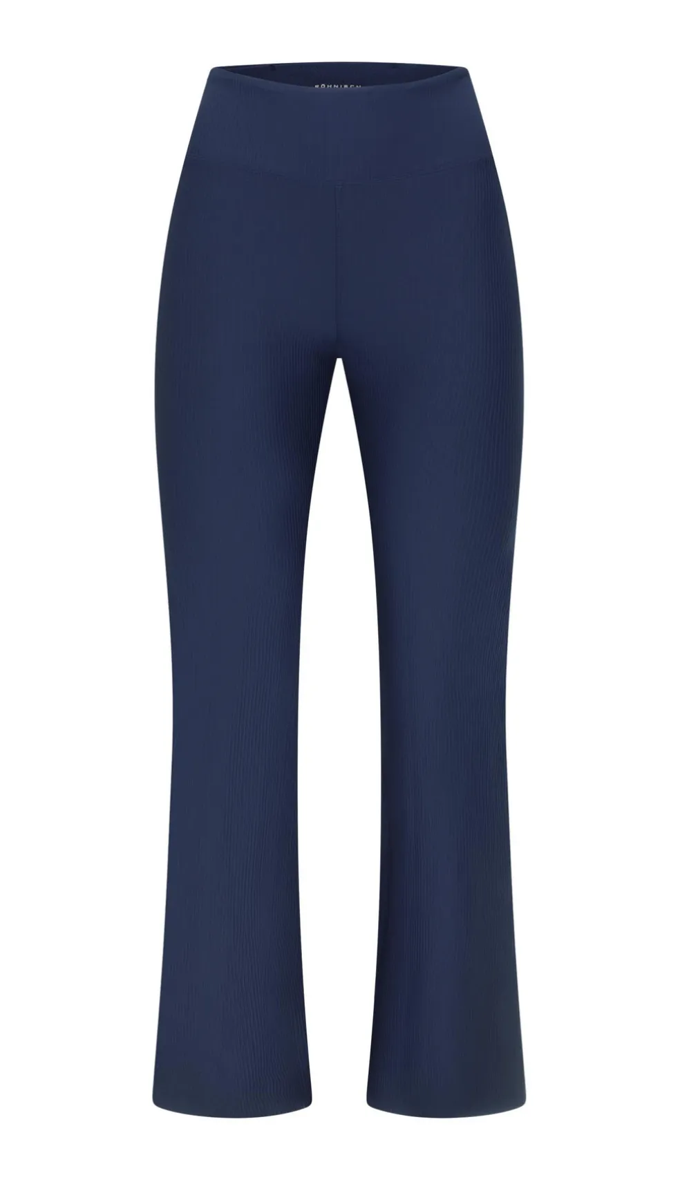 Ribbed R Flare High Waist Tight