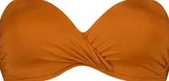 rust bandeau bikinitop