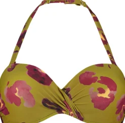 rust bandeau bikinitop