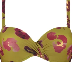 rust bandeau bikinitop