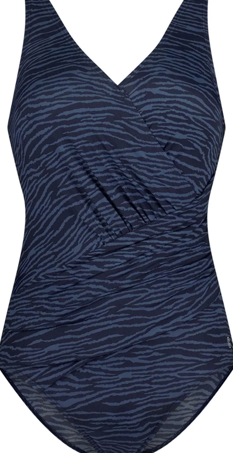 Sift Cup V-neck Zebra Stripe Blue badpak