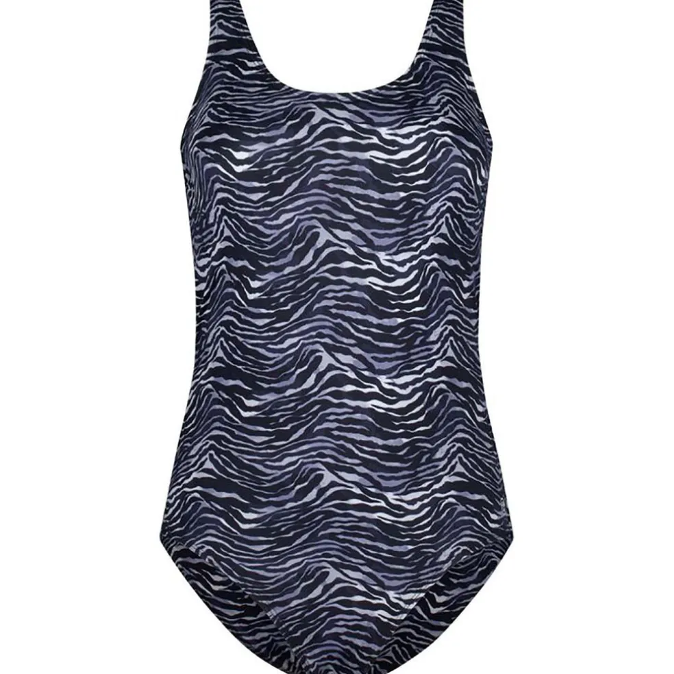 Soft Cup V-neck water waves badpak