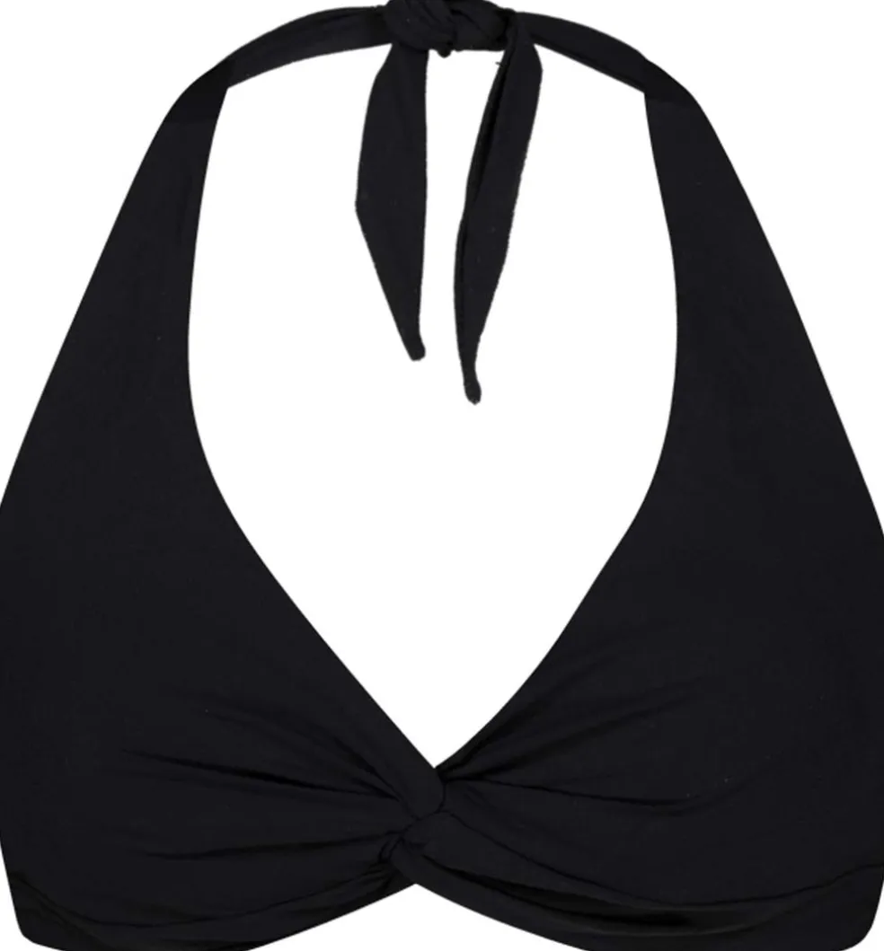 Solid Cross Halter bikinitop