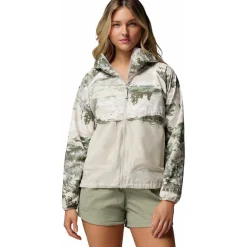 spire valley printed windbreaker jas