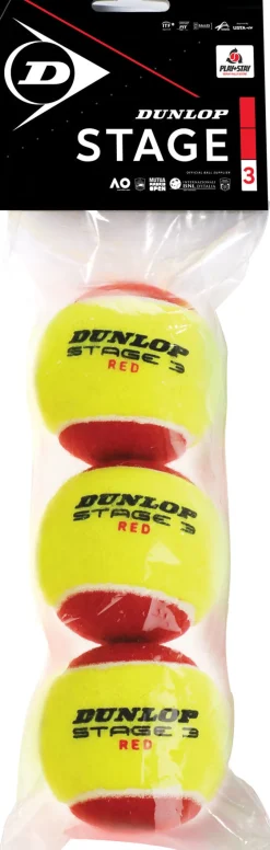 Stage 3 Red 3 tennisballen
