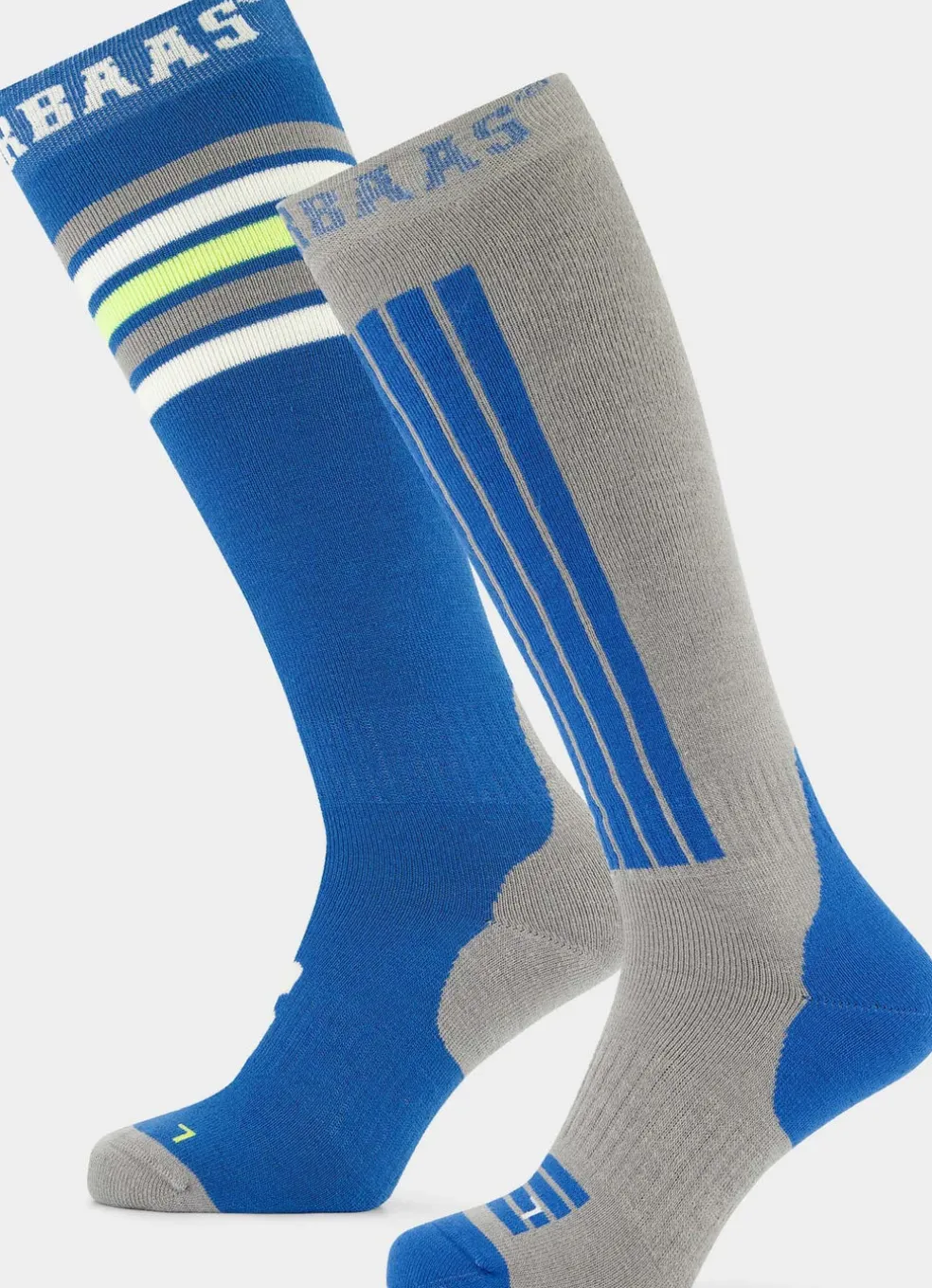 Striped 2-pack skisokken