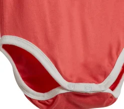 3-Stripes baby romper met slab