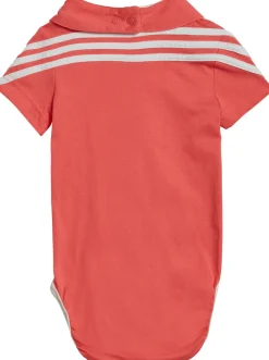 3-Stripes baby romper met slab