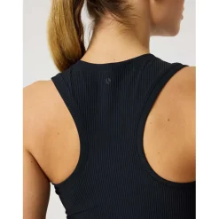 studio ribbed cropped tank top