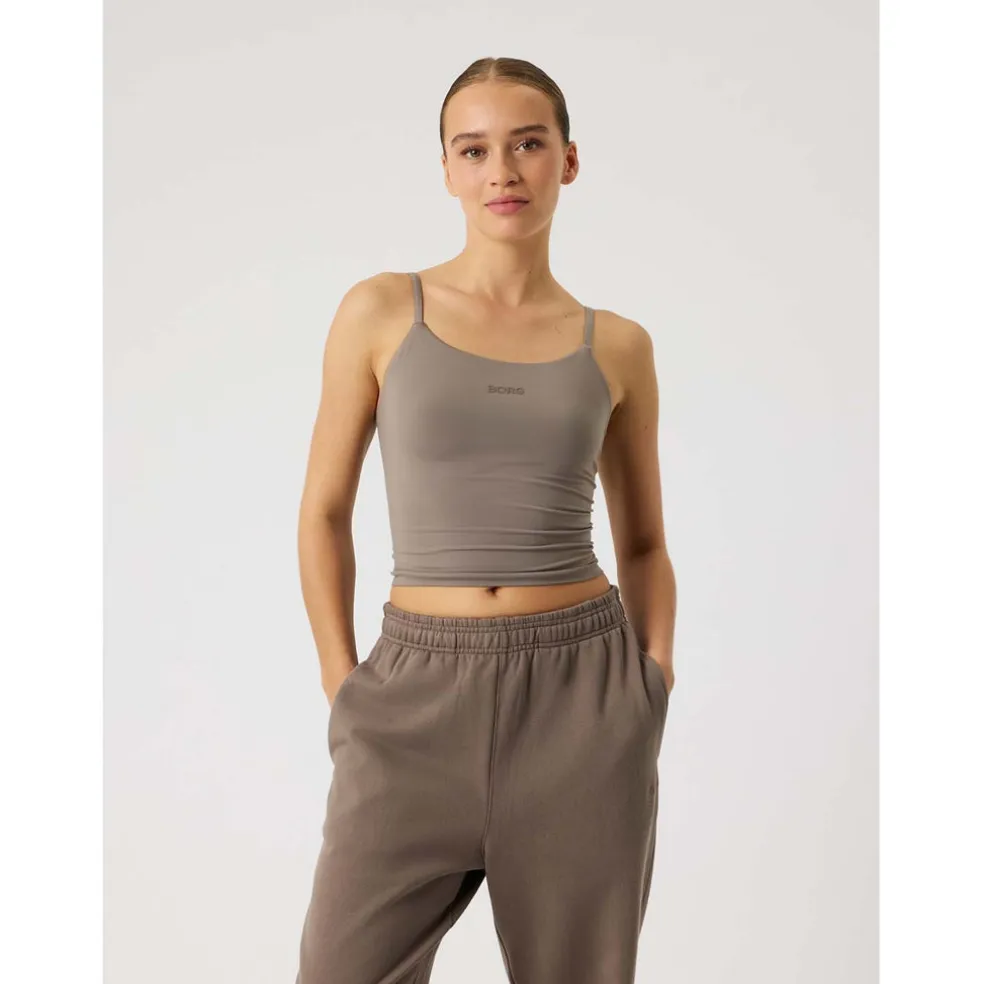 studio soft cropped tank top