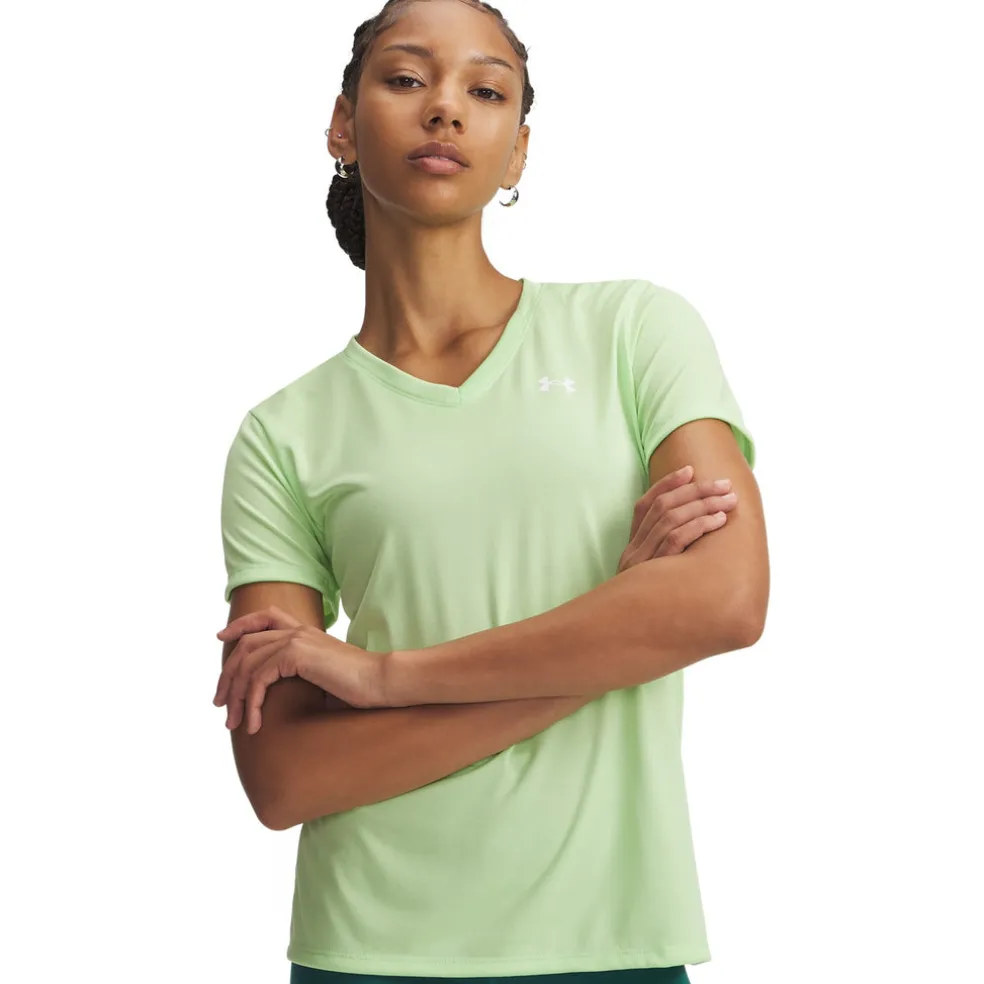 Tech Solid V-hals Shirt