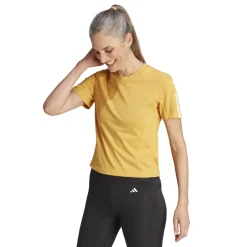 Train Essentials Train Katoenen 3-Stripes Crop shirt