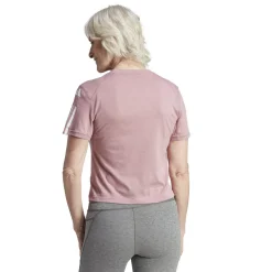 Train Essentials Train Katoenen 3-Stripes Crop shirt