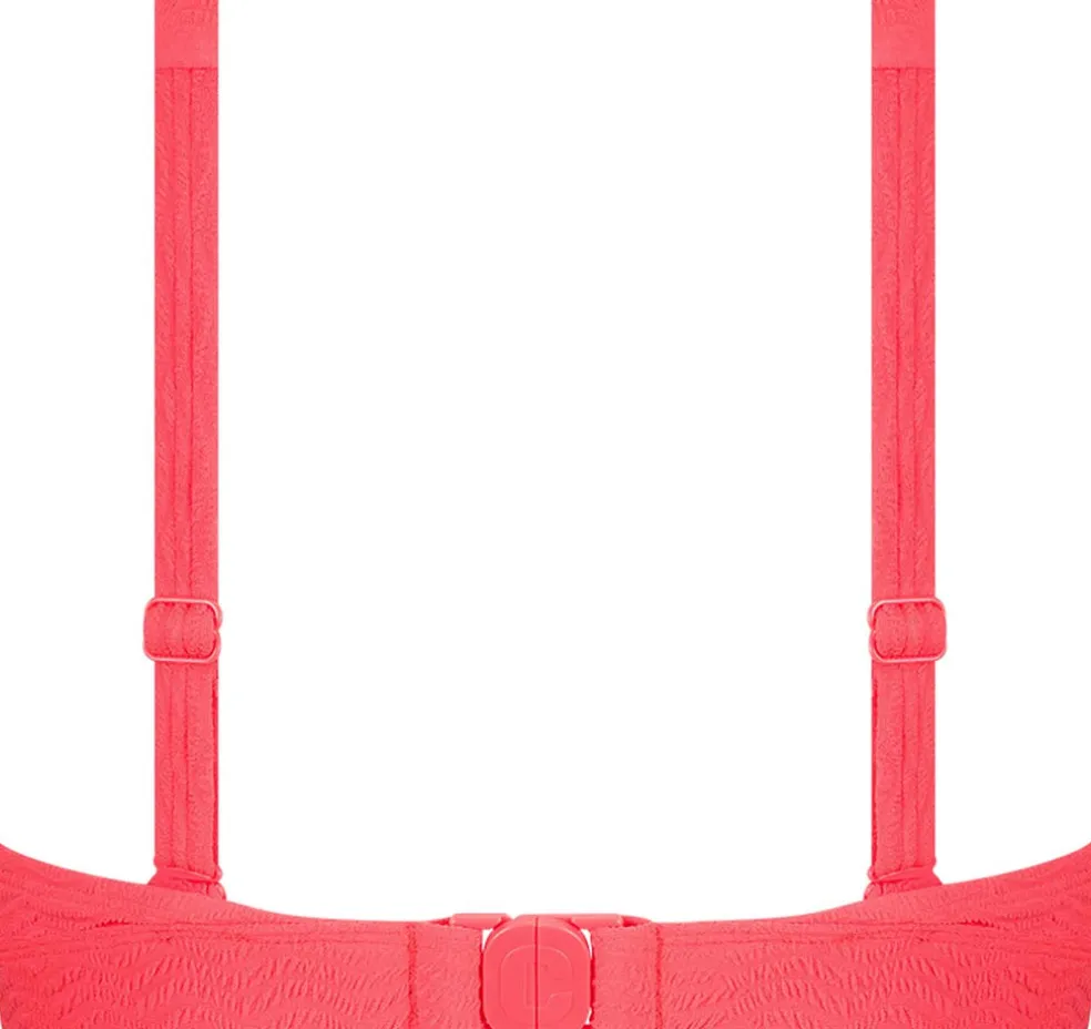 Triangle Buckle Padded bikini top
