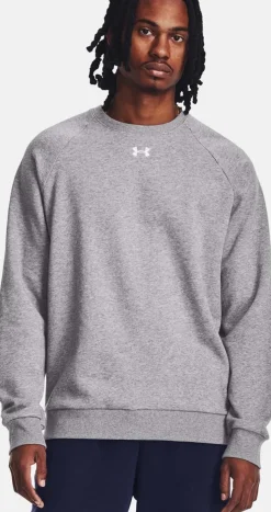Ua Rival Fleece Crew-blk