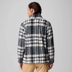 west bend print full zip vest