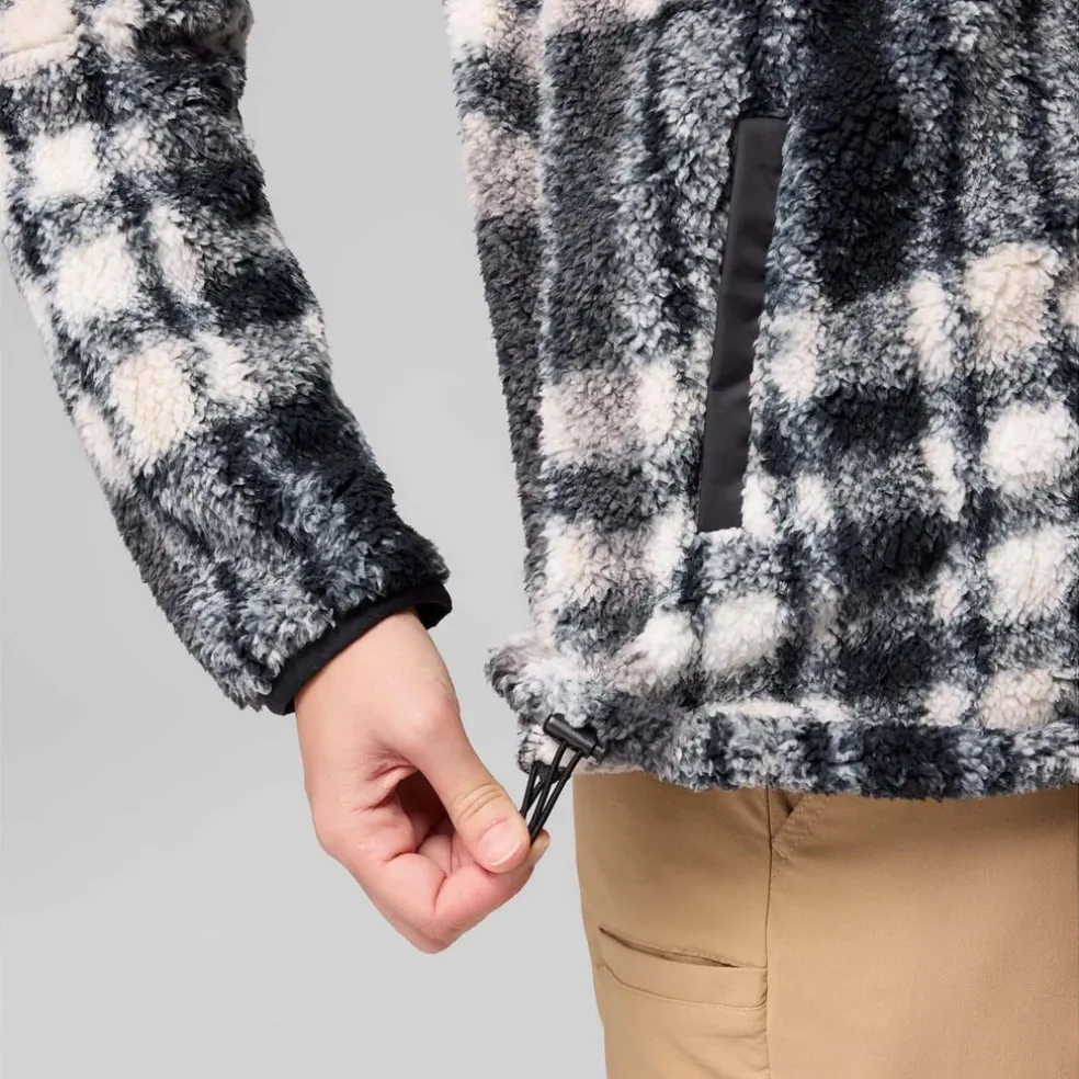 west bend print full zip vest